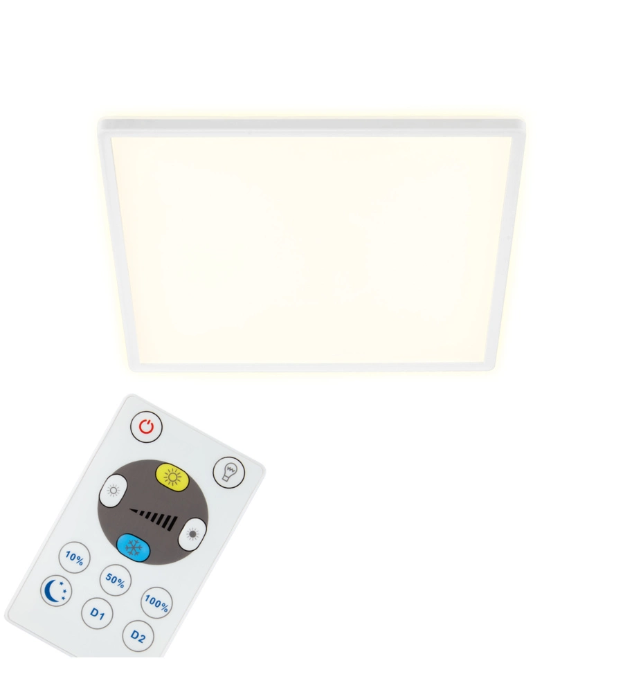 PLAFONIERA A LED SLIM- LED CCT BIANCO - 42x42 CM